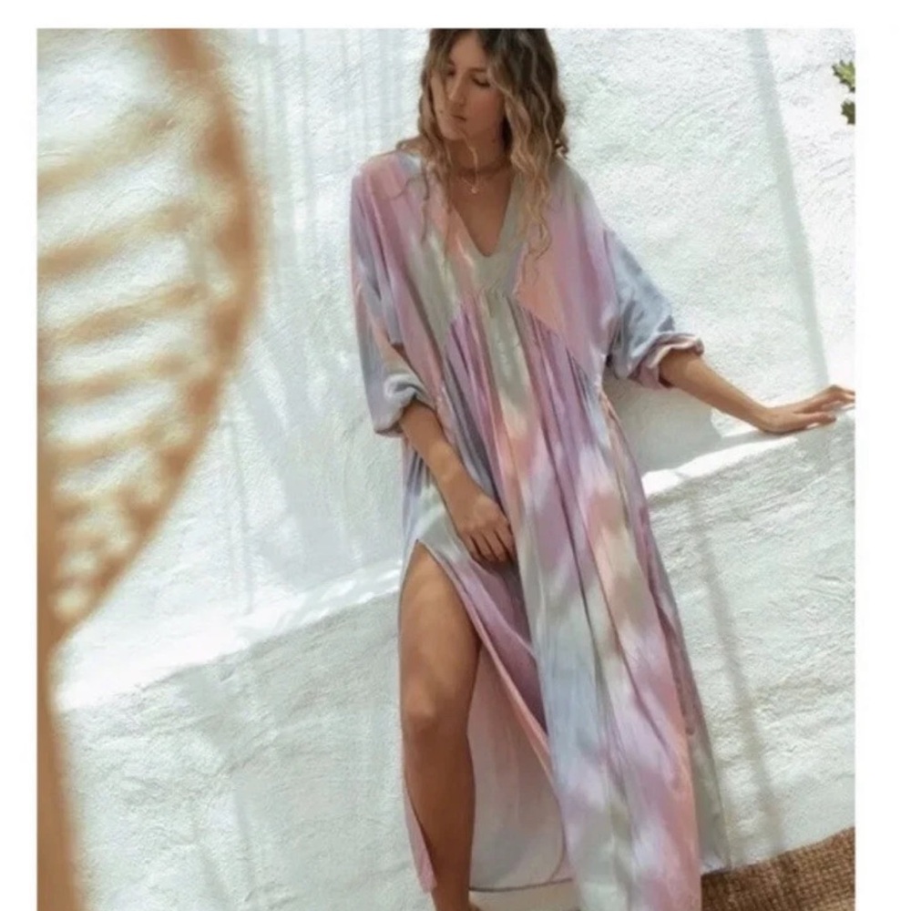 Flowy Pastel Maxi Dress